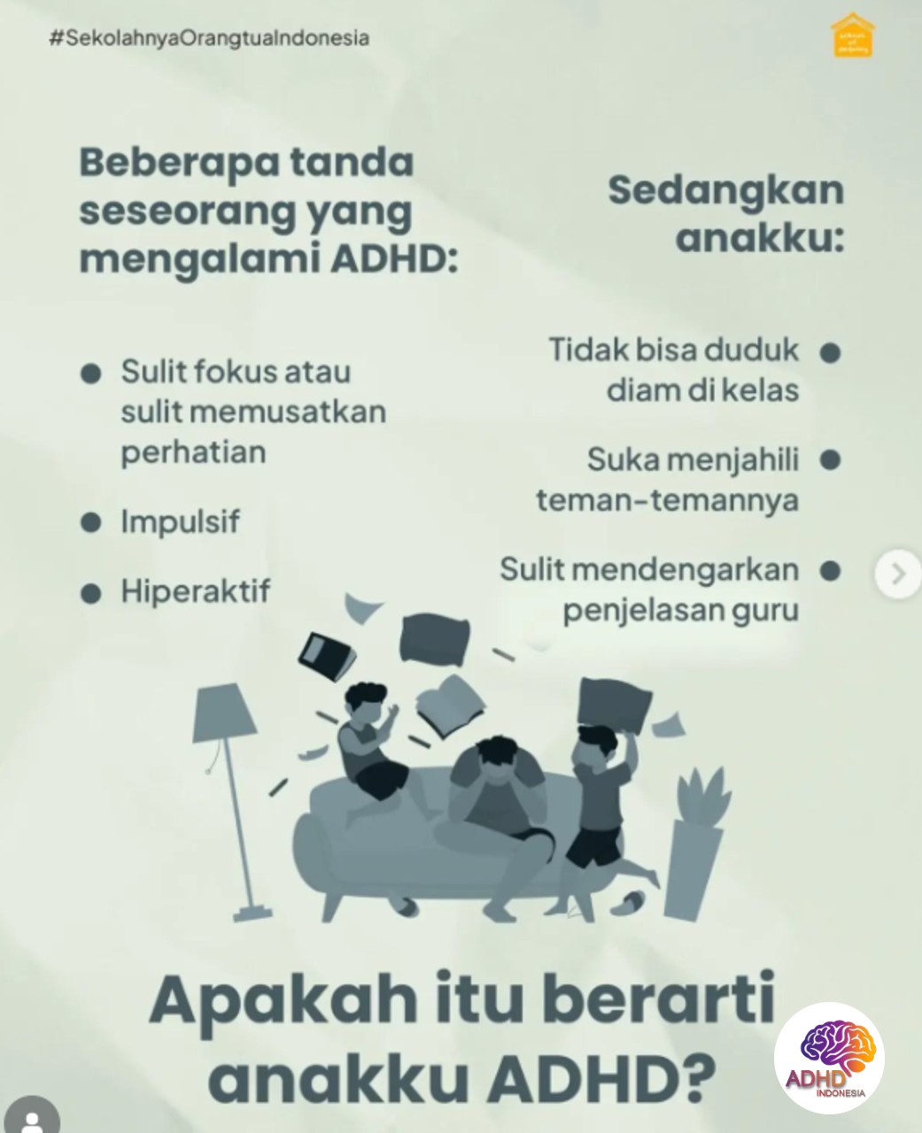 Ciri dan Gejala ADHD pada Anak Usia Dini di Kabupaten Hulu Sungai Selatan