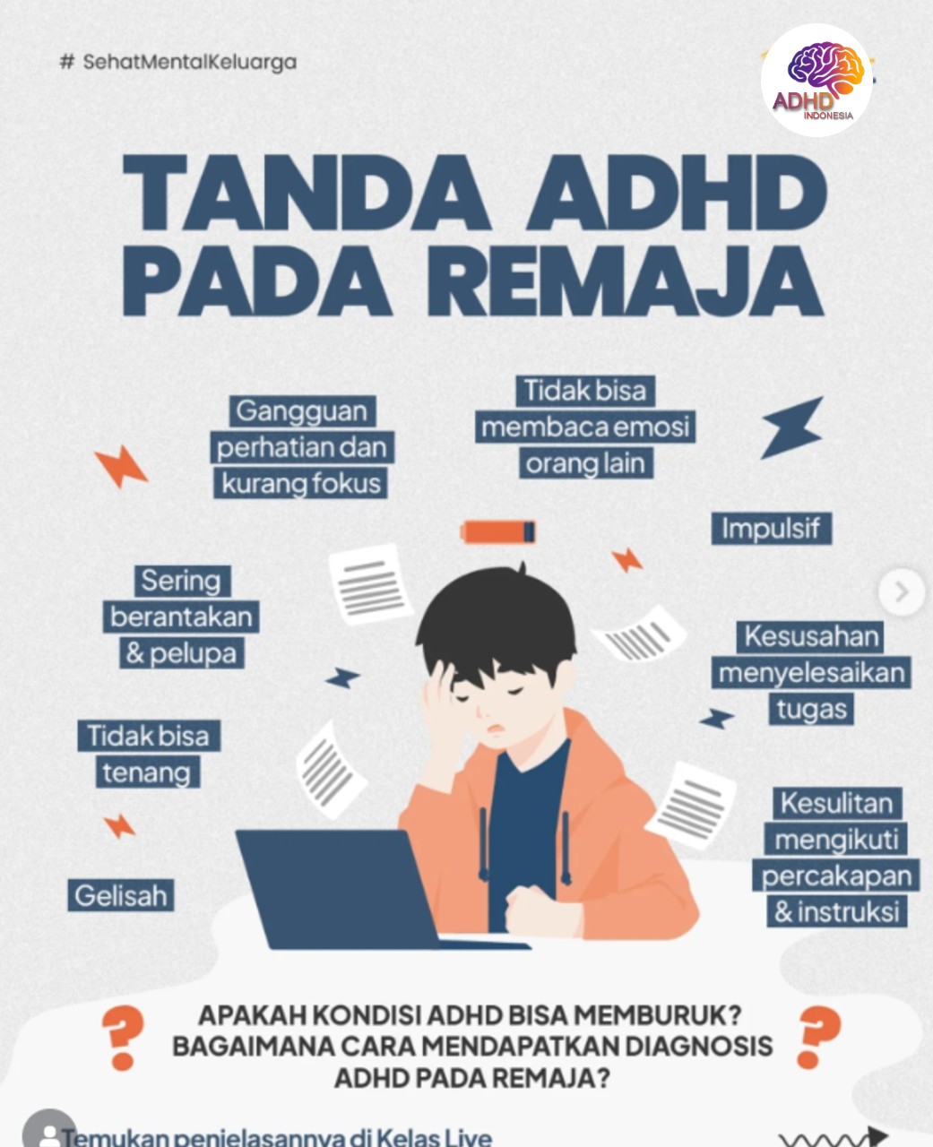 Screening ADHD Non-Diagnostik: Edukasi Awal bagi Orang Tua di Kabupaten Hulu Sungai Selatan